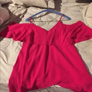 Elliatt XS bright pink blouse